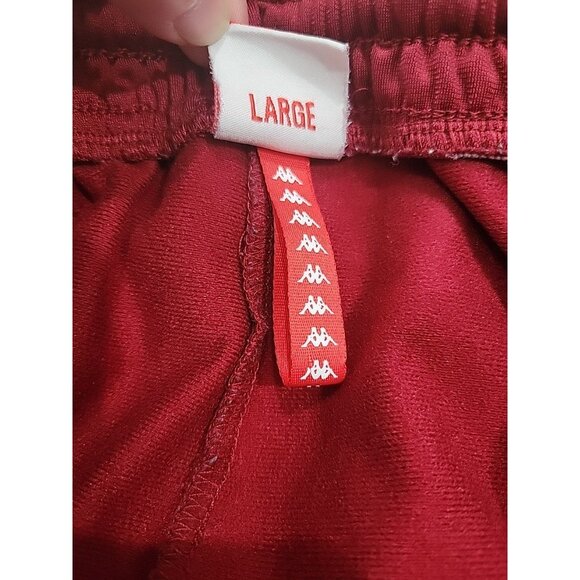 Kappa Track Pants Size Large Red Adult Large Kappa Pants - Picture 5 of 5